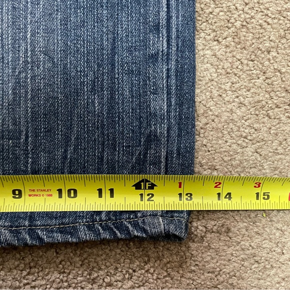 DOPE VINTAGE LEVI’S 501 BUTTON FLY BAGGY LOOSE JEAN SHORTS 90s RAP STYLE 36/38 W - Picture 16 of 16